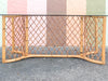 Coastal Chic Rattan Dining Table