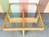 Pencil Reed Rattan Square Coffee Table