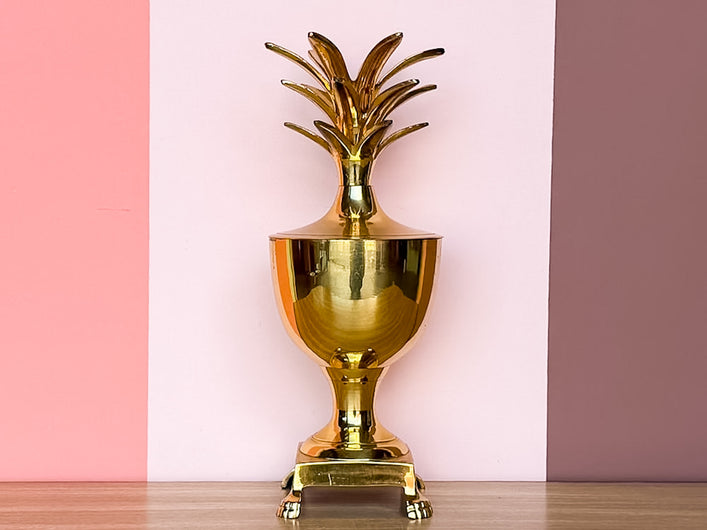 Brass Pineapple Ice Bucket