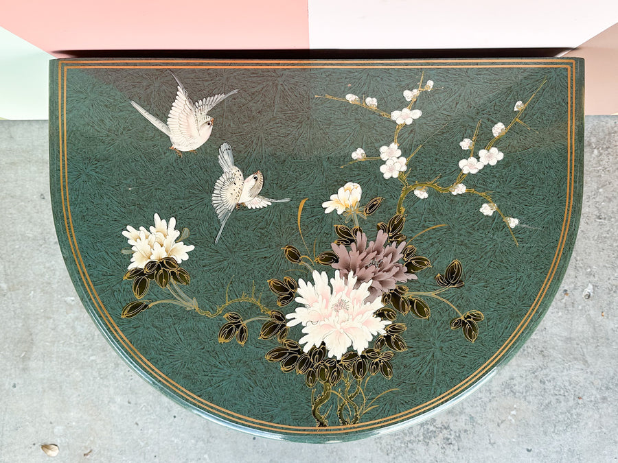 Pretty Petite Chinoiserie Nightstand