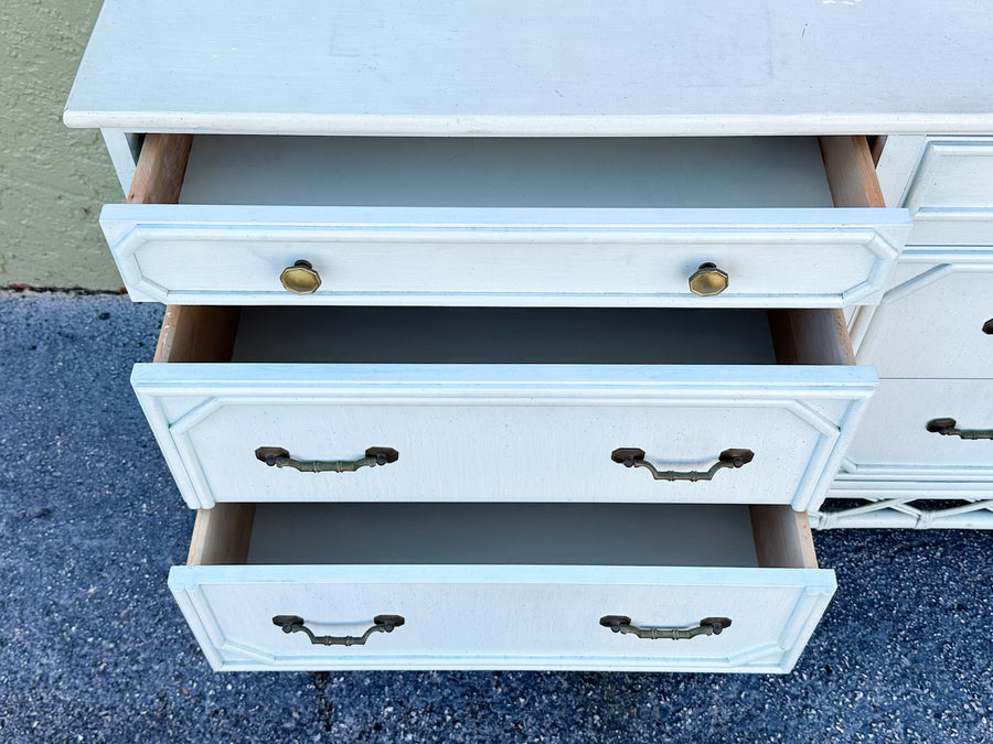 Ficks Reed Faux Bamboo Dresser