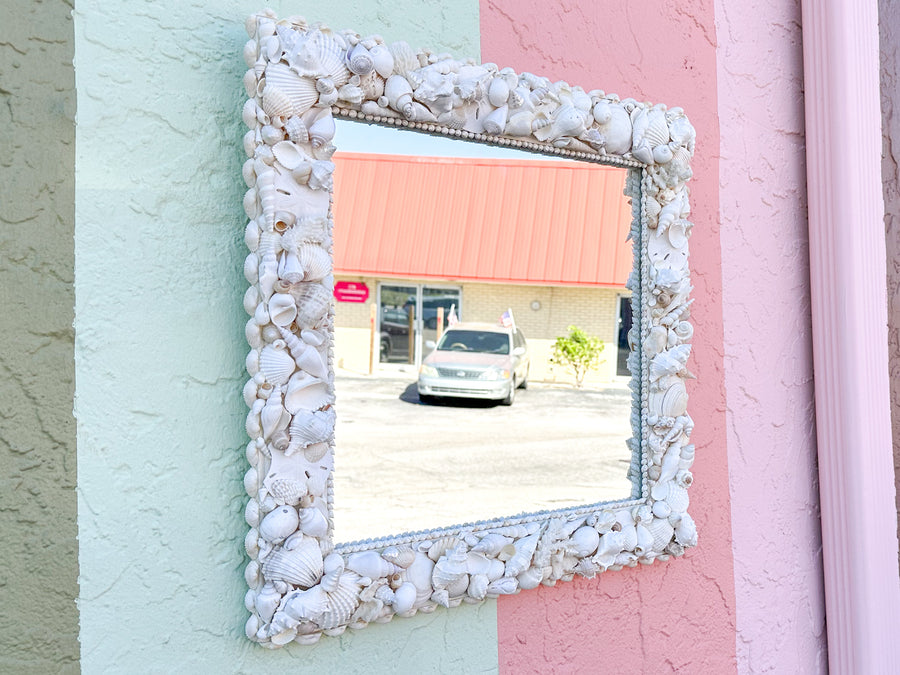 Coastal Square Shell Mirror