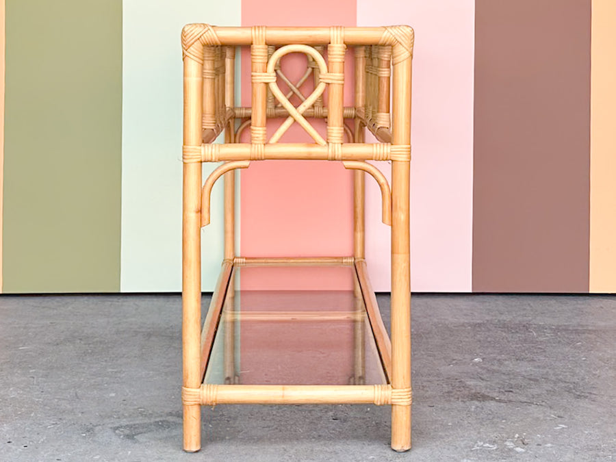 Coastal Rattan Console
