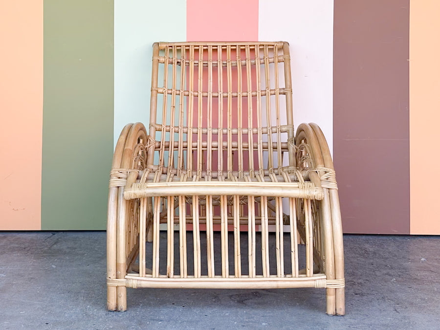 French Style Rattan Lounge Chair