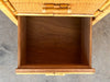 Coastal Rattan Wrapped Desk