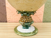 Majolica Pineapple Pedestal Bowl