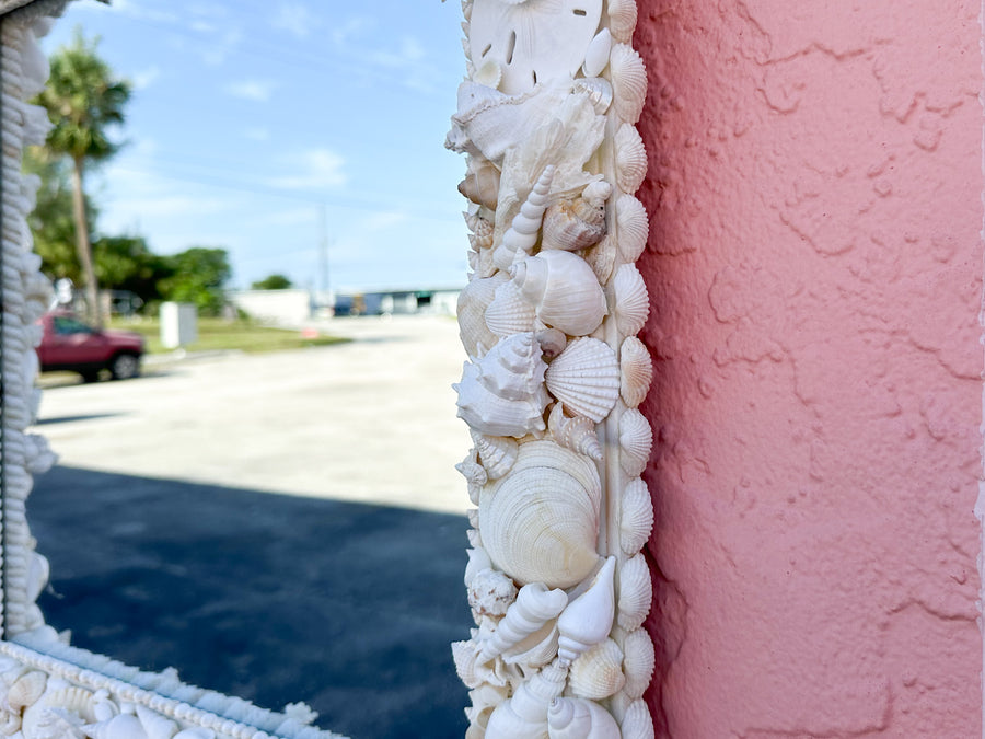 Coastal Square Shell Mirror