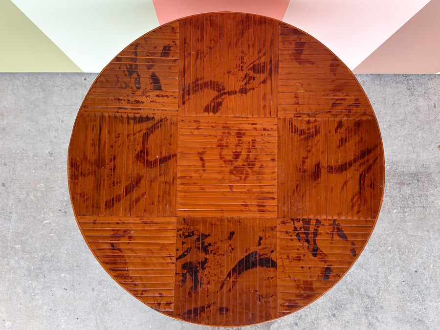 Petite Tortoiseshell Bamboo Folding Table