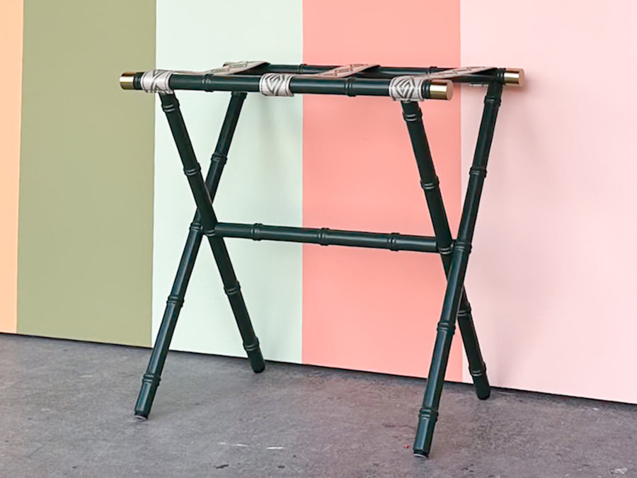 Faux Bamboo Luggage Rack - Cathy