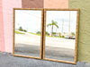 Pair of Faux Bamboo Mirrors