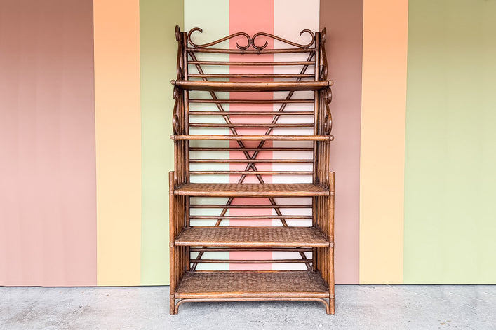 Rattan Baker's Rack