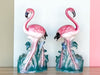 Pair of 1950s Flamingo Cachepots