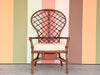 Handsome Ficks Reed Balloon Back Rattan Chair