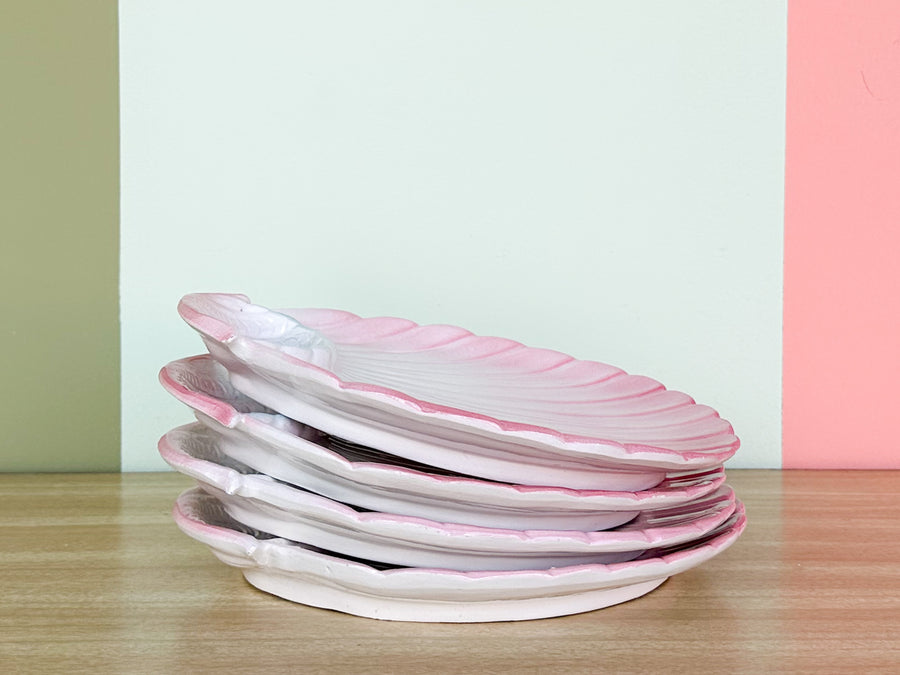 Set of Four Italian Shell Cocktail Dishes
