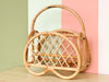 Pretzel Rattan Magazine Rack