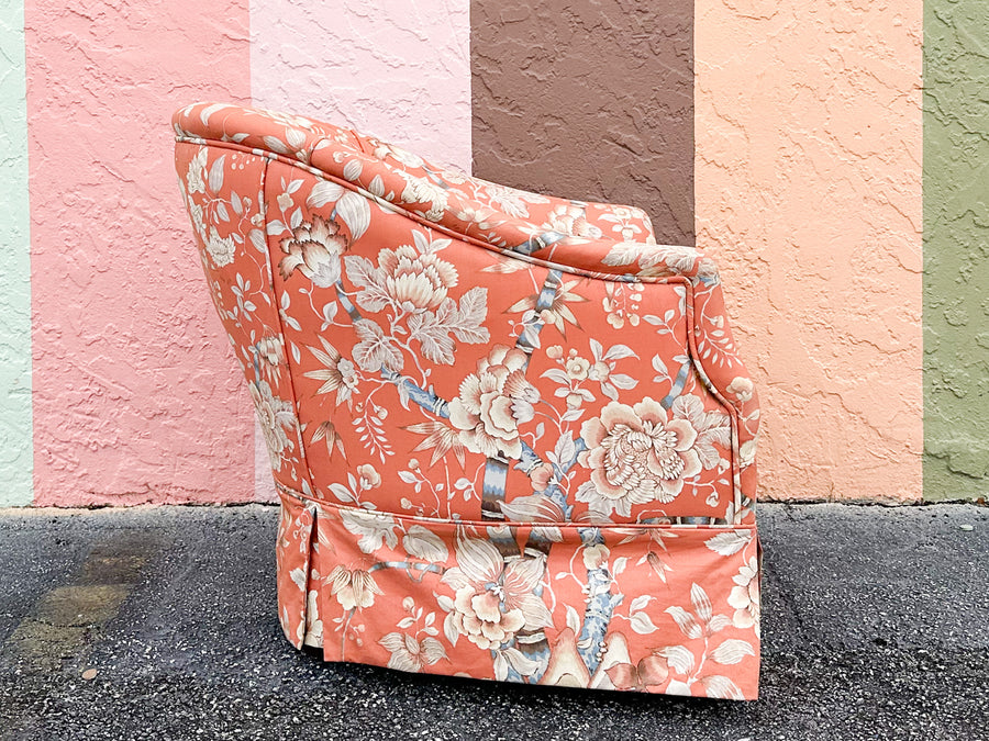 Sweet Upholstered Barrel Chair