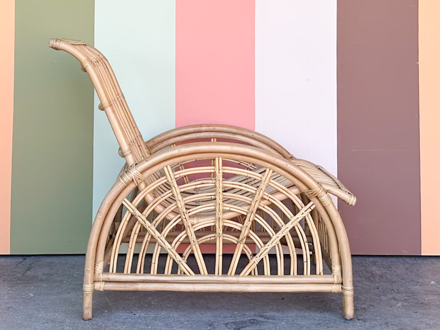 French Style Rattan Lounge Chair