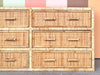 Island Chic Rattan Wrapped Dresser