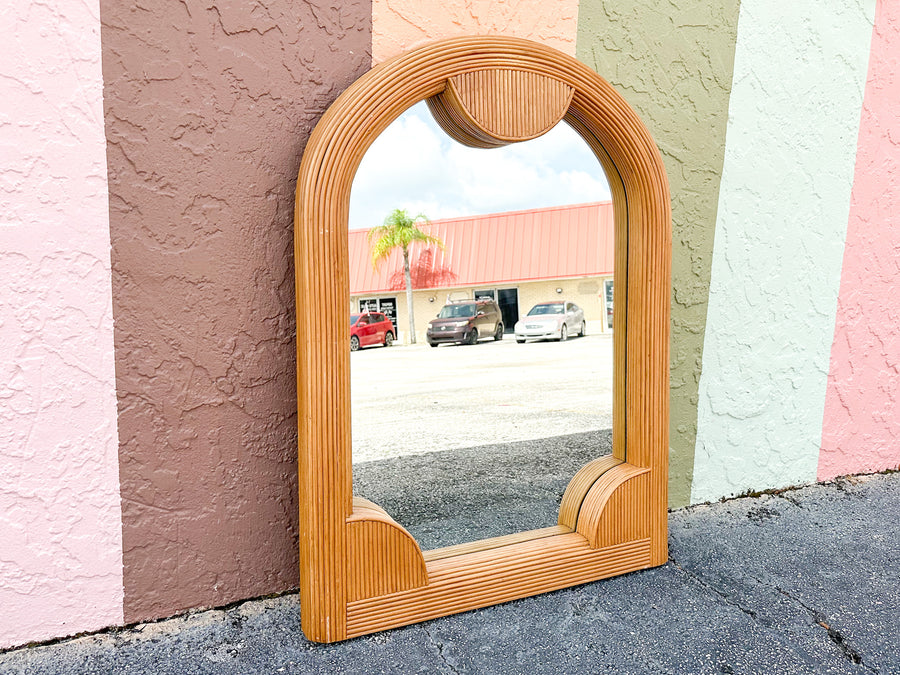 Coastal Pencil Reed Mirror