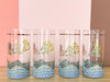 Set of Eight Lynn Chase St. Tropez Glassware