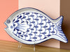 Deruta Italian Hand Painted Fish Platter
