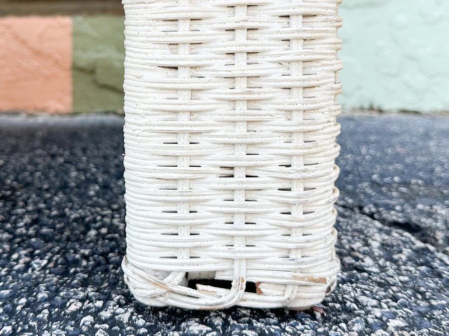 Pair of Wicker Chic Ottomans