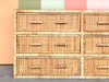 Island Chic Rattan Wrapped Dresser