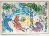 Colorful Numbered Chigall Print