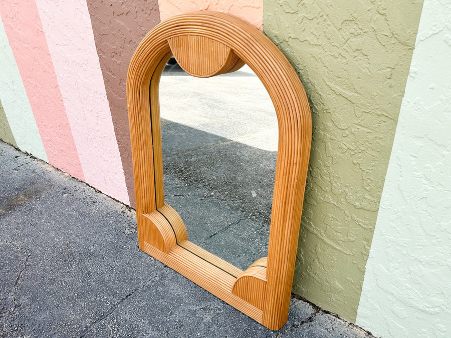 Coastal Pencil Reed Mirror
