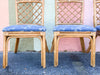 Set of Six Rattan Dining Chairs