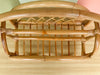 Pretzel Rattan Magazine Rack