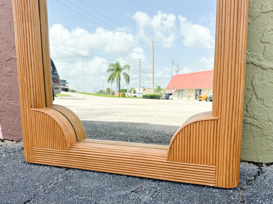 Coastal Pencil Reed Mirror