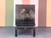 Black Chinoiserie Pagoda Cabinet