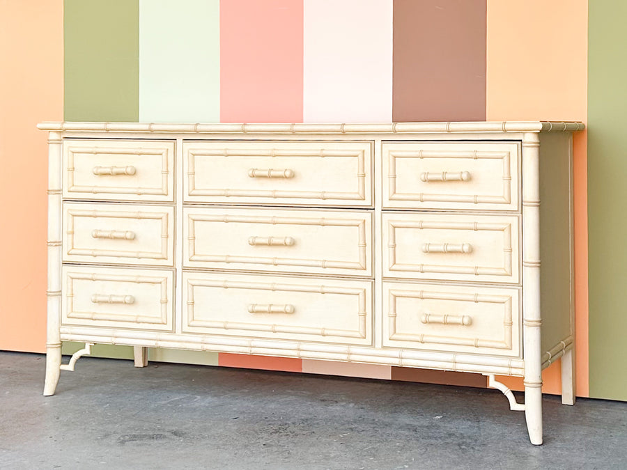 Dixie Aloha Faux Bamboo Dresser