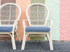 Pair of Coastal Style Balloon Back Chairs