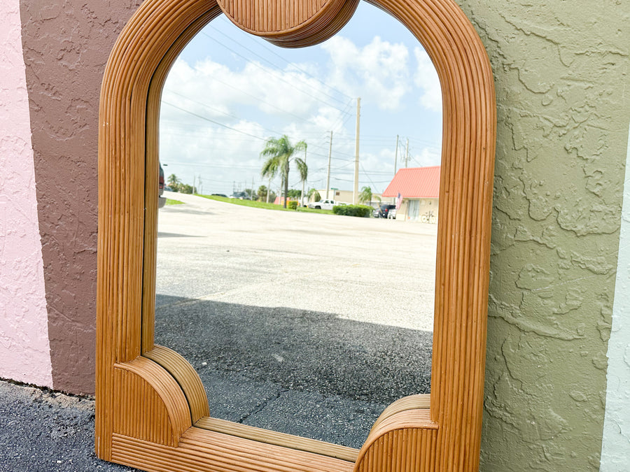 Coastal Pencil Reed Mirror