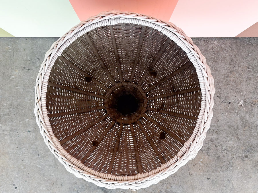 Large Wicker Plant Stand