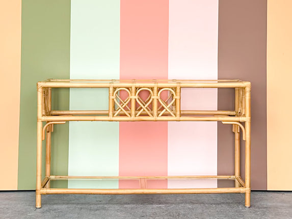Coastal Rattan Console