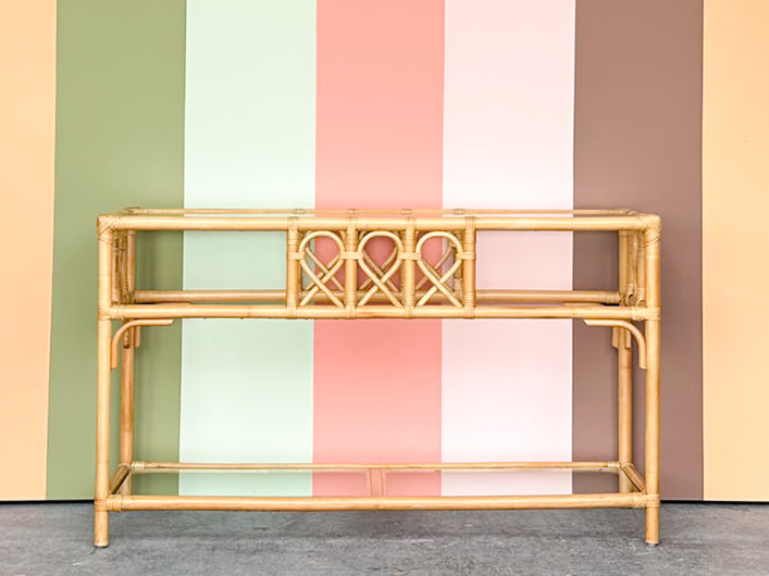 Coastal Rattan Console