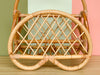 Pretzel Rattan Magazine Rack