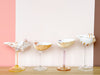 Set of Four Shell Chic Coupes