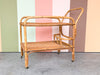 Italian Rattan Bar Cart