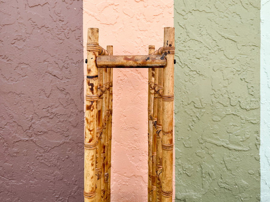 Rattan Grid Wine Rack