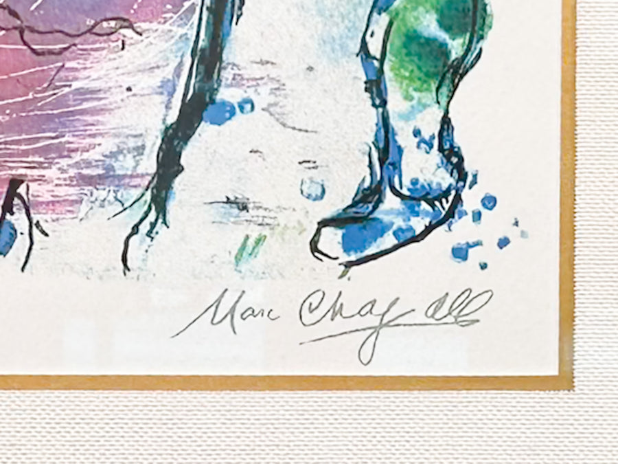 Colorful Numbered Chigall Print