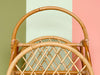 Pretzel Rattan Magazine Rack