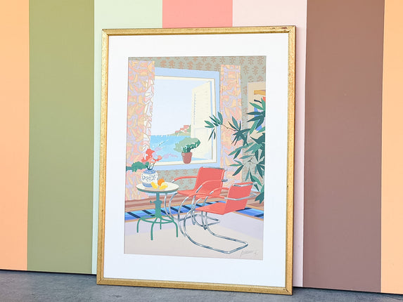 Max Hayslette Interior Signed Serigraph