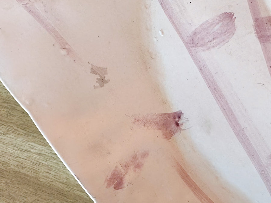 Metal Stripe Shell Platter