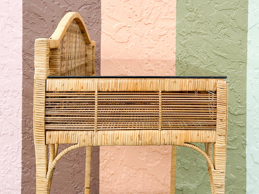 Island Style Rattan Writing Desk