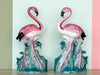 Pair of 1950s Flamingo Cachepots