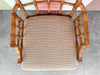 McGuire Style Rattan Cathedral Arm Chair